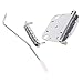 Guitar Tremolo Vibrato Bridge Tailpiece Set Premium Metal Vibrato Tailpiece and Tremolo Bridge Kit for Guitar Repair Replacement Stage Performance