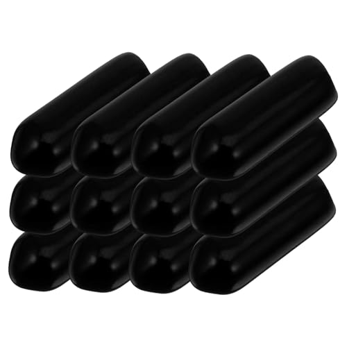 PRETYZOOM 300 Piezas de Puntas de Gancho para Tablero Perforado Tapas de Goma Accesorios para Almacenamiento Supermercados Instalación Color Negro