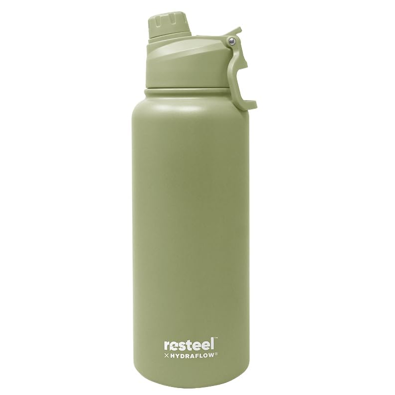 Botella De Agua Hydraful De 1 Galón (126 Oz) - Acero Inoxidable Aislado, Triple Pared, Mantiene El Frío 48 Horas, A Prueba De Sudor, Con Asa Y Boquilla, Para Deporte Y Outdoor
