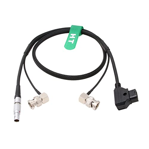 Cable Y Teradek Bolt alimentación D-tap a 0B 2 pines y video BNC 60cm