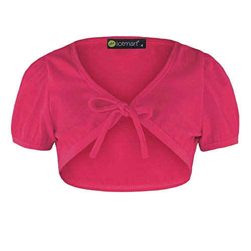 rageit niña Atado Al Frente Bolero in Paradise Rosa 13/14 años