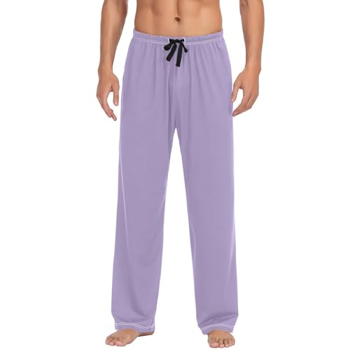 Men's Black Pajama Pants with Pocket S Black