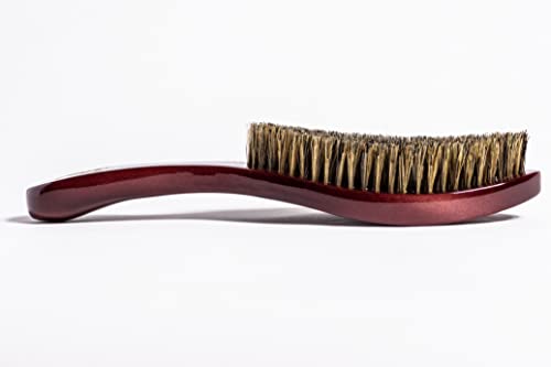 Crown Quality Products Original Contour 360 Wave Brush - Medium (Dark Red) #TOP1