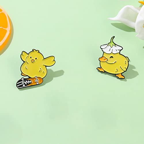Image of Cute Enamel Pins Cartoon Lapel Pin Brooch Badge for Backpack Jackets Funny Tiger Pins for Gift Anime Enamel Pin for Clothing Hat Decoration