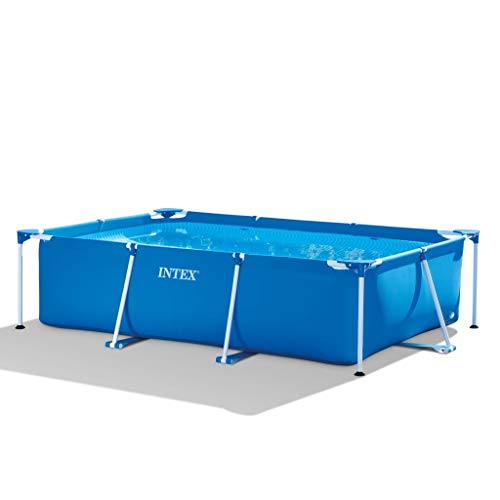 Intex Piscina Rectangular Frame 300X200X75 Cm Hidromasaje Terraza Jardín Patio