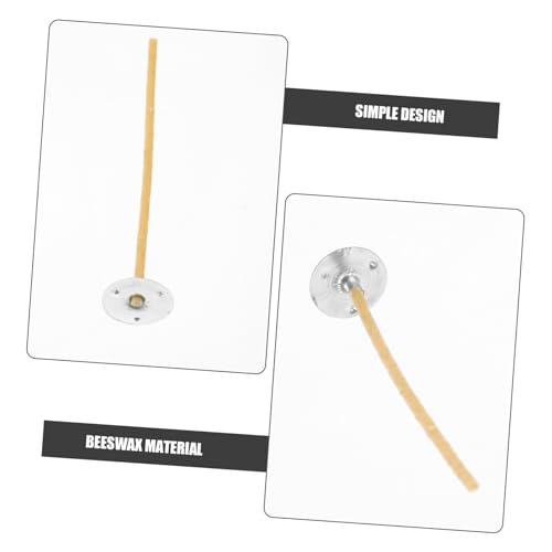 100 mechas para velas preenceradas de fibra natural NUOBESTY miniatura 4