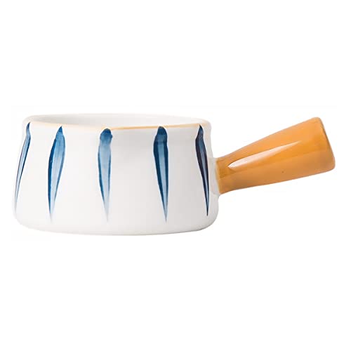 ASAKKURA Mini Olla De Leche De Cerámica Pintada, Jarra Para Salsa De Carne 150 Ml, Material Cerámico, Uso Práctico Multicondimentos Para Restauración y Hogar, Utensilio Multifuncional