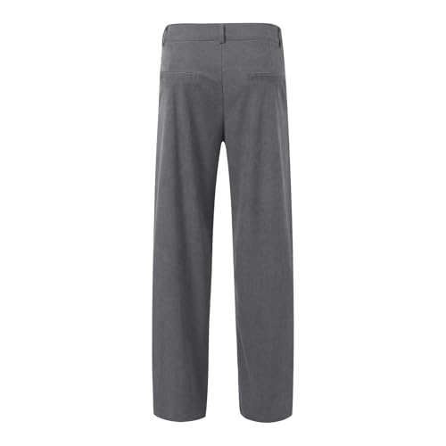 Pantalon habillé décontracté style classique moderne à jambes droites