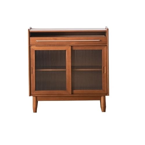 FZL02068LM Gabinete de Cocina Aparador Mueble contra la Pared, Armario de Almacenamiento Integrado, pequeño apartamento, Sala Estar, Estrecho for té Muebles De Comedor