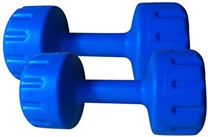 STARX 2KGPVC Dumbbell, Adult 2Kg Set of 2, blue