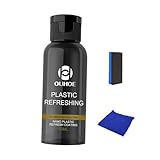 AMSLSIU Zuverlässiges Kunststoffbeschichtungsmittel verhindert das Ausbleichen von Gummi und Vinyl Glanzlackierungen im Fahrzeuginnenraum. Revitalisiert Kunststoffteile für, 30 ml