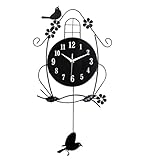Movimento silenzioso: movimento al quarzo, spazzamento silenzioso, senza ticchettio. Ecco una serata meravigliosa per te con questo orologio da parete. Riduce il consumo energetico e prolunga efficacemente la vita del movimento con l'alta tecnologia.