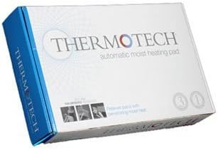 Thermotech Automatic Digital Moist Heating Pad Heating Pad, Beige, Small 19 x 7 Inches by Thermotech
