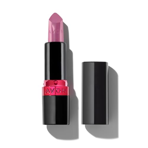 Avon Ultra Creamy Satin-finish Lipstick Lilac Romance with Vitamin E, Avocado Oil and Jojoba Oil for a Creamy and Comfy Feel, Rich Colour and Full Coverage, Cruelty Free