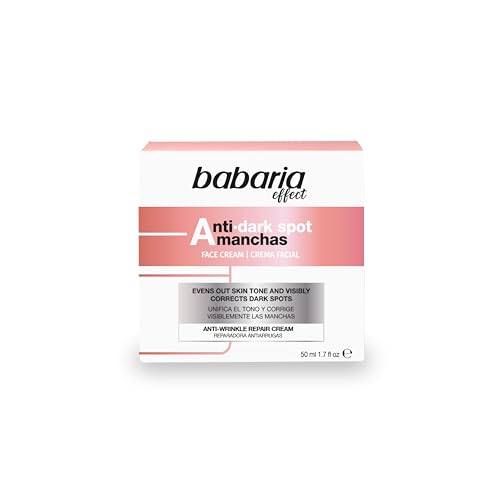 Babaria - Crema De Cara Mujer Y Hombre | Crema Rosa Mosqueta Quita Manchas | Antimanchas Facial Todo Tipo De Pieles | Belleza Mujer Uso De Noche Con Efecto Reparador