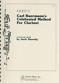 Kendor Music Carl Baermann's Celebrated Method For Clarinet, Part 3