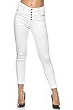 Skinny-fit jeans: Los High-Waist_Jeans gritan para todos los entusiastas de la moda, combinan estilo y comodidad. La cintura alta y la tapeta de botones visibles son una declaración de moda y realzan cualquier atuendo.