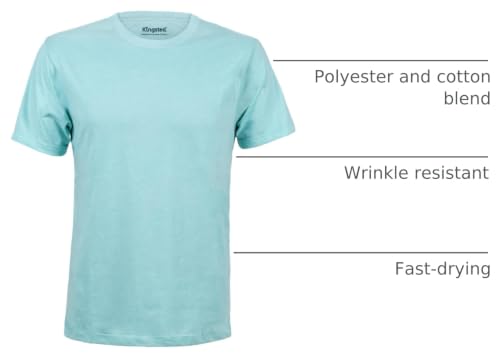 Image of Kingsted T-Shirts for Men Pack - Royally Comfortable - Super Soft Premium Fabric - Well-Crafted Classic Tee