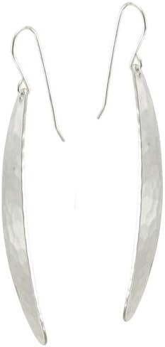 Long Leaf Earring in Silver