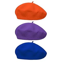 Royal Blue, Dark Purple, Orange