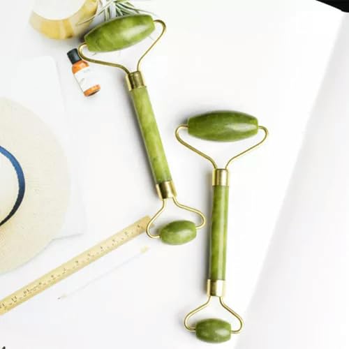 Rodillo de Masaje Facial Natural con Serpentina de Cristal de Jade, Herramienta de Masaje, 10 Unidades - imagen 8