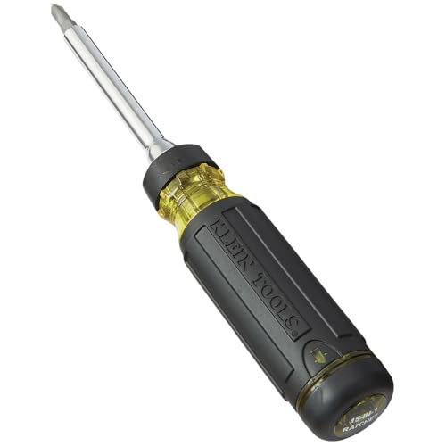 Klein Tools 32305 Multi-bit Ratcheting Screwdriver, 15-in-1 Tool with Phillips, Slotted, Square, Torx and Combo Bits and 1/4-Inch Nut Driver - Image 10