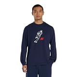 [ニューバランス] メンズ 大谷翔平オールウェイズオンロゴ長袖Tシャツ (MT6129GV) 長袖Tシャツ ロンT TNV(チームネイビー) 2XL
