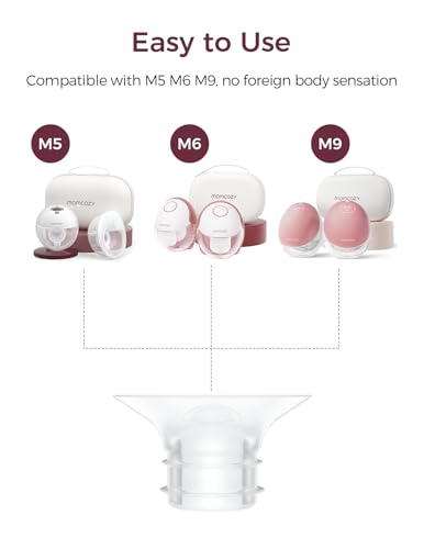 Wkładka kołnierzowa Momcozy 19 mm – pasuje do laktatora Momcozy M5/M6/M9, 4 sztuki