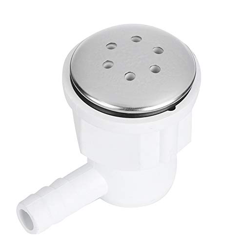 SIXRUN Boquilla para Bañera de Hidroterapia Boquilla de Aire Extraíble Duradera para Baño SPA Piscina de Aguas Termales Plástico de Acero Inoxidable 4.3 'Adecuado para Bañeras Familiares, Piscinas