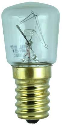 2 X Bell 25w oven appliance light bulb (300 degrees, SES, E14, screw cap)