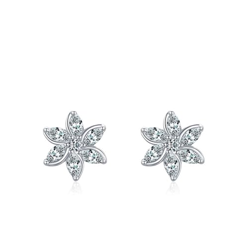 Clou boucle d'oreille argent 925 anti-allergie éclat poire