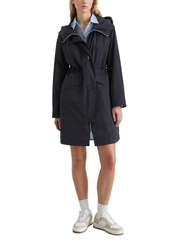 Parka à capuche hydrofuge bleu Marc O'Polo Denim manteau déperlant femme L - 5