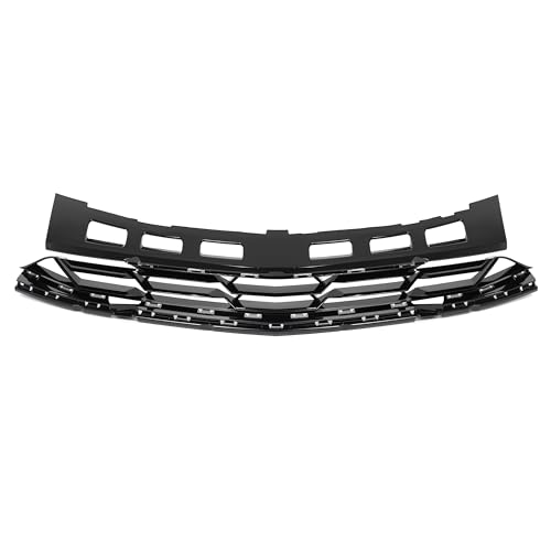 ALMULOO Front Upper Grille Compatible with 2019-2024 Chevrolet Chevy Camaro SS Painted Plastic(ABS) Front Bumper Grill Black Replacement for GM1200808 by ALMULOO - Image 9