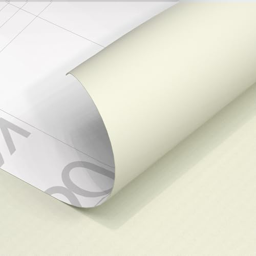 Image of Yancorp 16 inchx120 inch Matte Beige Contact Papaer Peel and Stick Wallpaper Vinyl Wrap Countertop Wallpapers Waterproof for Cabinets Drawers Bedroom Kitchen Self-Adhesive Wallpaper
