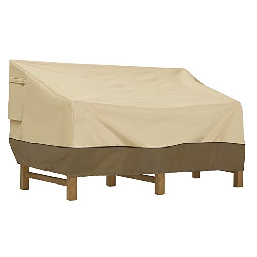WWWANG Waterproof Large Garden Bench Cover - Heavy Duty Breathable Fabric Protection for Seater Benches - 224x102x79cm (Size : CAEYKDGS)