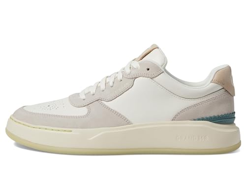 Image of Cole Haan Men's Grandpro Crossover Sneaker, Egret /Silver Lining, 7.5-W US