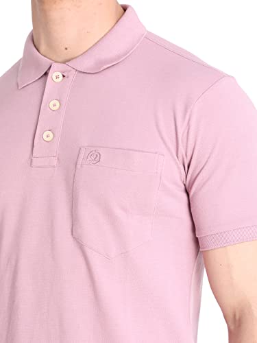 Image of CHKOKKO Men's Polo Cotton Regular Fit Half Sleeves T-Shirt with Pocket
