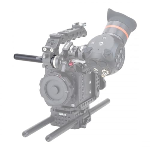 Image of Nitze 15MM Aluminum Rod R15-RF100 with ARRI Rosette (100 MM /4'') The EVF Mount Operations
