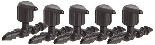 Orbit 2-Pack (10 Total Fittings) 1/4 Inch Barbed Drip Irrigation Tubing Shut-Off Valve - 5 Pack