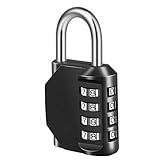 南京錠、暗号錠、4桁の数字の組み合わせの南京錠、スーツケース錠、リュック錠です、番号ロック、文字盤学校のジムのスポーツロッカー、柵、ツールボックス、ボタンボックスの格納に使用されます（1枚は黒入り）日本語の説明書付き