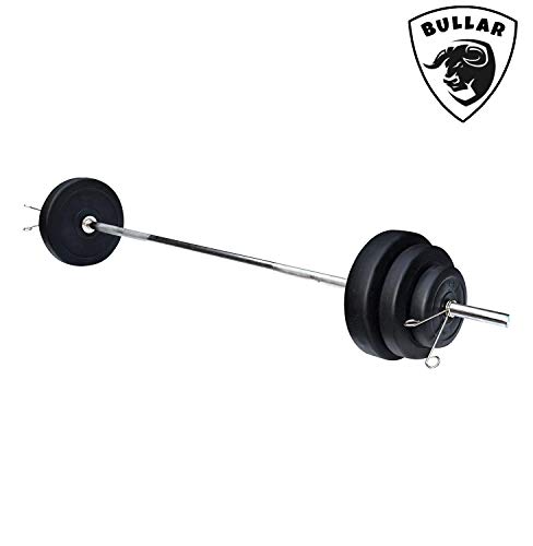 Image of Bullar Weight Lifting Rod, Gym Bar, Chrome Plated Steel Gym Rod,3 Feet Straight Bar (3Ft Straight, 19MM)