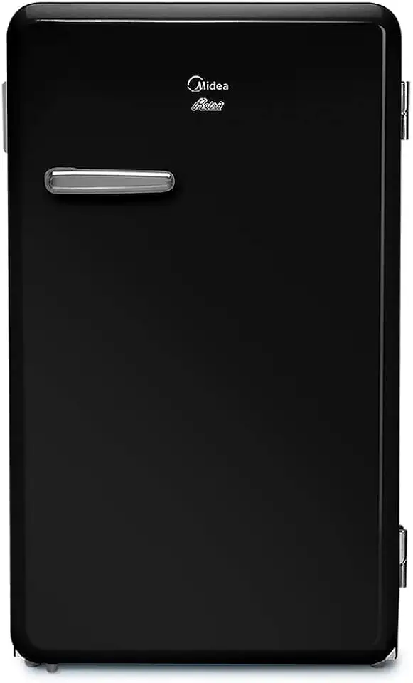 Frigobar Retrô, 95L, Preto, 220V, Midea, MRV10P2
