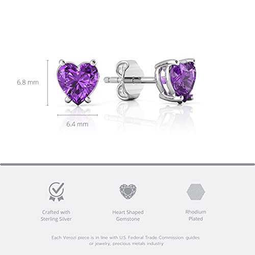 Image of 925 Sterling Silver Climber Earrings for Women & Girls, Pure Rhodium Plated, Cubic Zirconia AAAAA, Fine Jewellery Gifts for Women, Assured Purity & 6 Month Warranty*