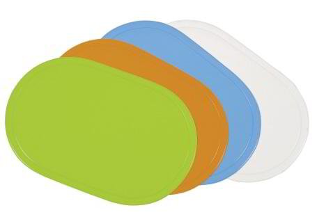 Preisvergleich Produktbild Saleen 01058149101 Tischset, Kunststoff, oval, 45x30cm, apfelgrün