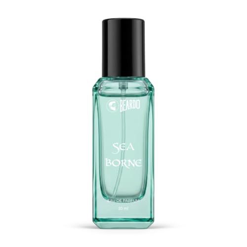 Image of BEARDO Sea Borne Eau De Parfum for Man, 20ml | Long Lasting Fragrance | Perfume For Man | Citrus, Fresh & Aquatic | Gift For Men | Husband | Boyfriend