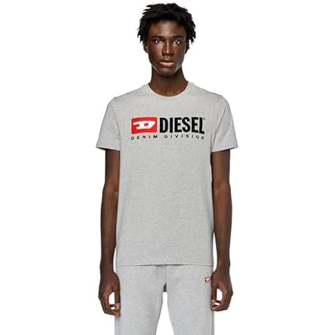 Diesel T-DIEGOR-DIV Cotton Crew Neck Shirt Cover