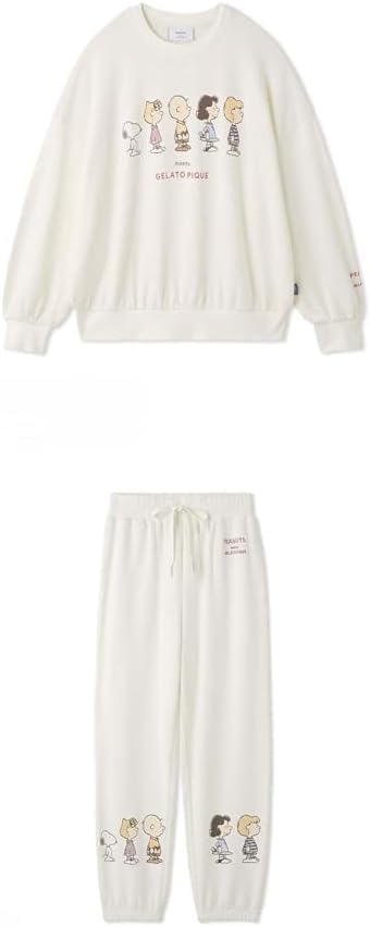 Amazon | [ジェラート ピケ] PEANUTS 裏毛プルオーバー