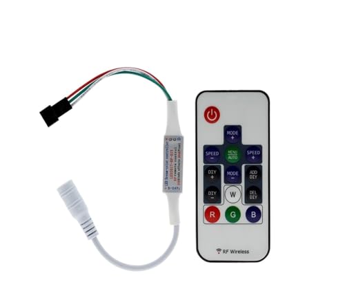 Télécommande LED WS2812B 14 touches DC 5V-24V pour ruban pixel