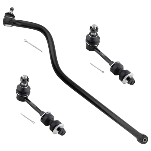 BOXI 3pc Front Stabilizer Bar Links Track Bar Kit Fits for Dodge Ram 1500/2500/3500 1995-1999 4WD / Ram 3500 1995-1999 RWD / DS1413 K7280 by BOXI - Used condition - US$60.60