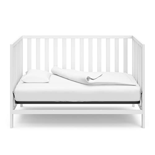Storkcraft Pacific Convertible Crib, White, Easily Converts To Toddler Bed, Day Bed Or Full Bed #TOP6